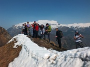 Anello di Punta Almana (1390 m) in cresta integrale il 9 marzo 2014 - FOTOGALLERY